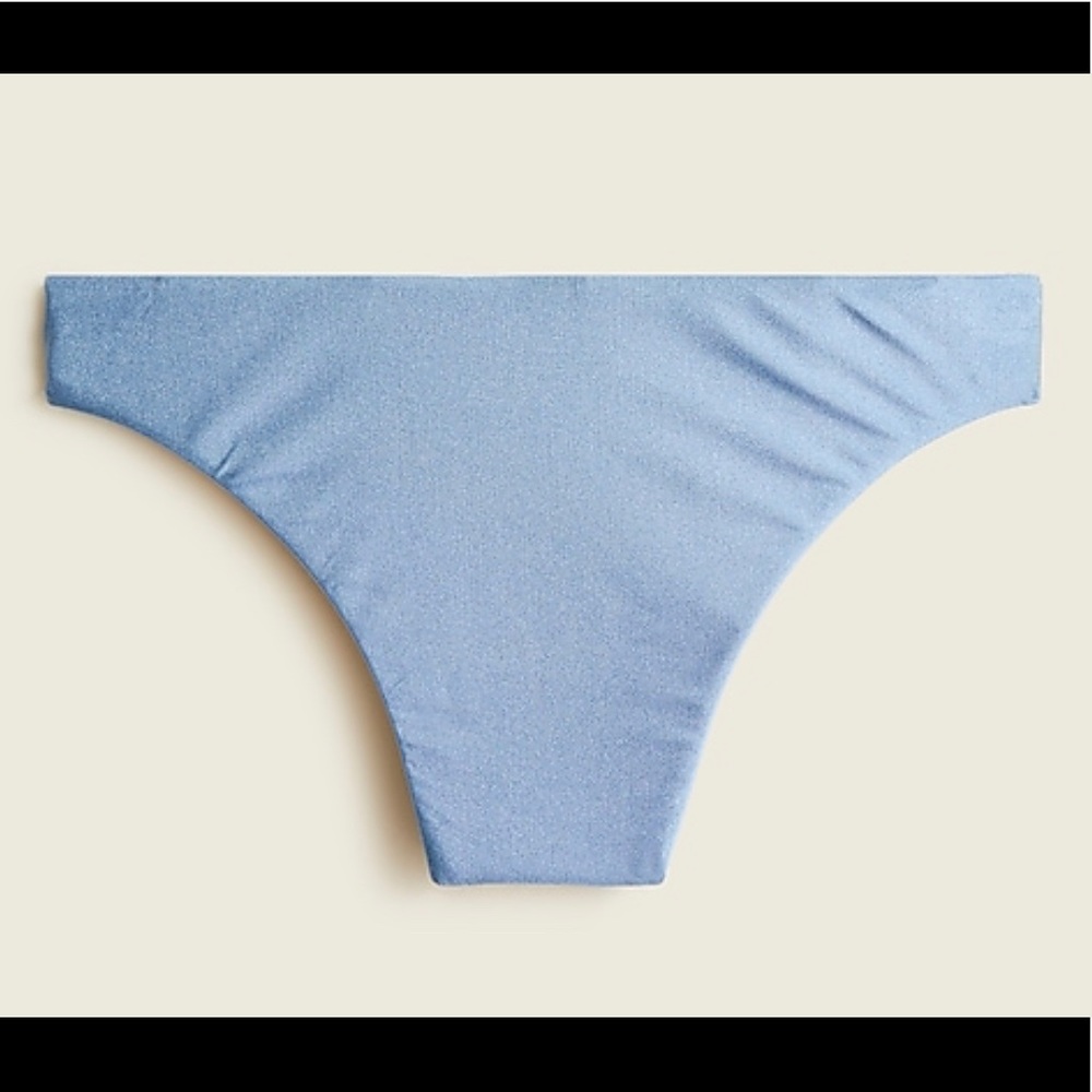J.Crew Shiny High Leg Bikini Bottom